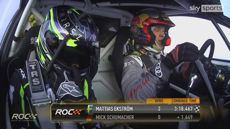 Mattias Ekstrom beats Mick Schumacher in thrilling Race of Champions final!