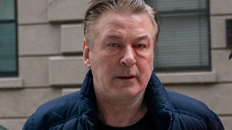 Actor Alec Baldwin  leaves his home in New York 