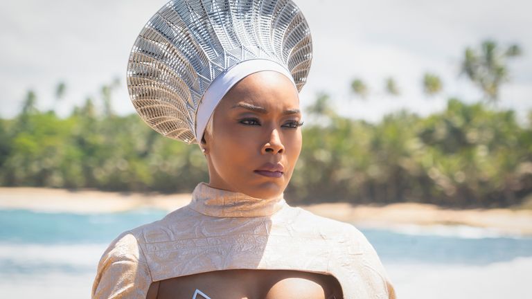 Angela Bassett as Ramonda in Black Panther: Wakanda Forever.  Pictured: Annette Brown/Marvel Studios