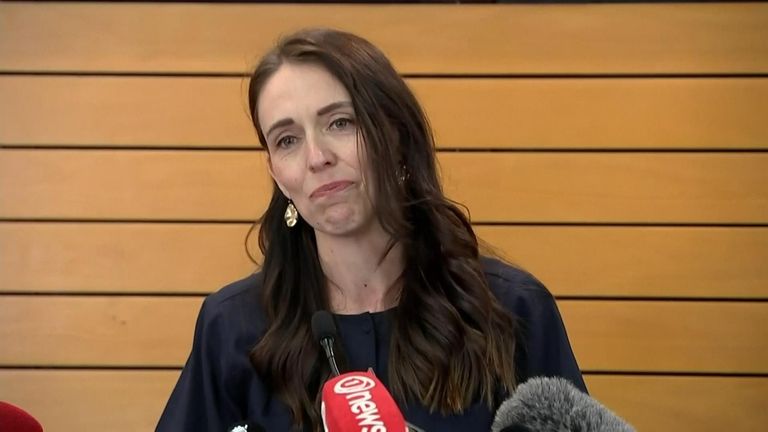 Ms Ardern, who fought back tears as she announced she was stepping down, enjoyed high approval ratings for most of her two terms but faces a tough election campaign in 2023.