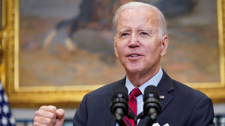 US president Joe Biden says Russian president Vladimir Putin is trying to find &#39;oxygen&#39; with truce proposal.