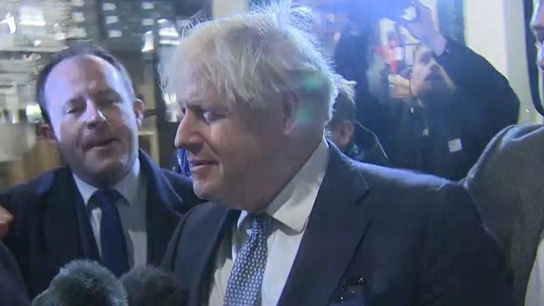 Boris Johnson arrives at Carlton Club