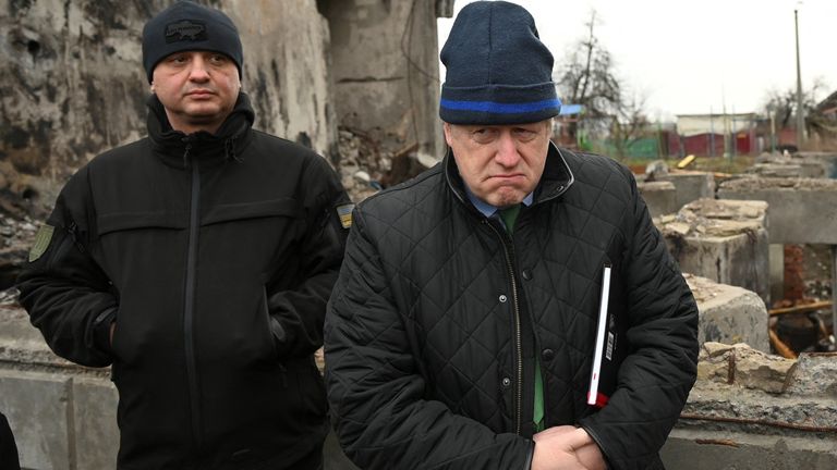 Boris Johnson in Ukraine 