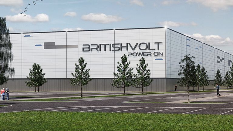 An artist&#39;s impression of how the factory in Blyth would look. Pic: Britishvolt