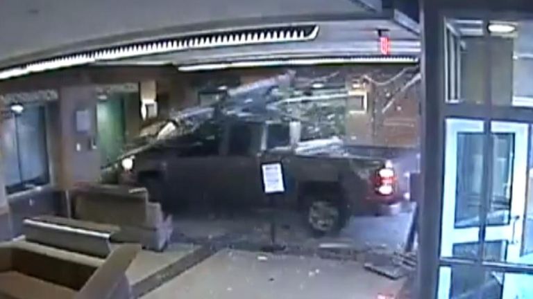 Man Arrested After Truck &#39;Intentionally&#39; Rammed Into Colorado Police Station