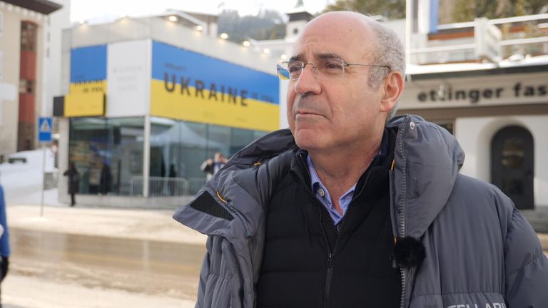 Influential Putin critic Bill Browder in the Swiss town of Davos, for the World Economic Forum is meeting.