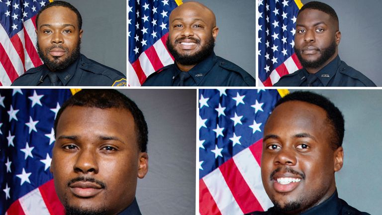 Clockwise from top left: Demetrius Haley, Desmond Mills Jr, Emmitt Martin III, Tadarrius Bean and Justin Smith have been fired