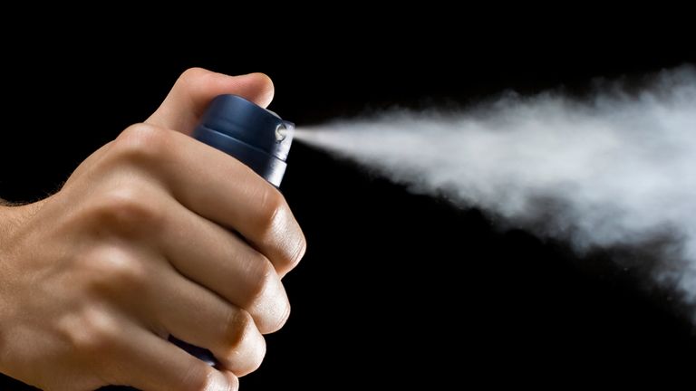 Spraying deodorant stock photo
Pic:Istock