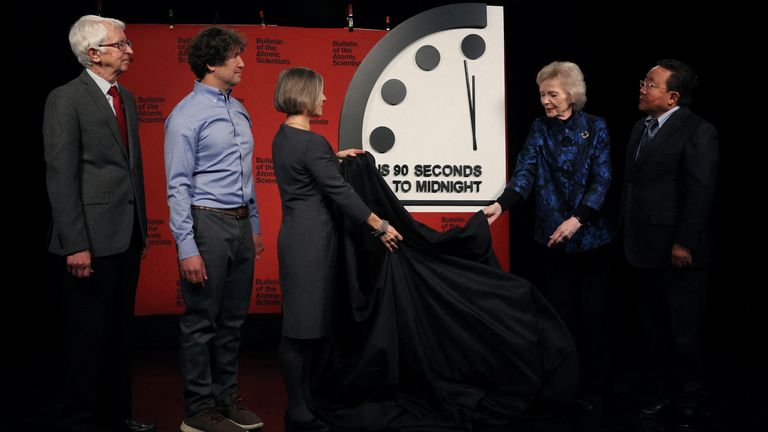 What is the Doomsday Clock and how does it work?