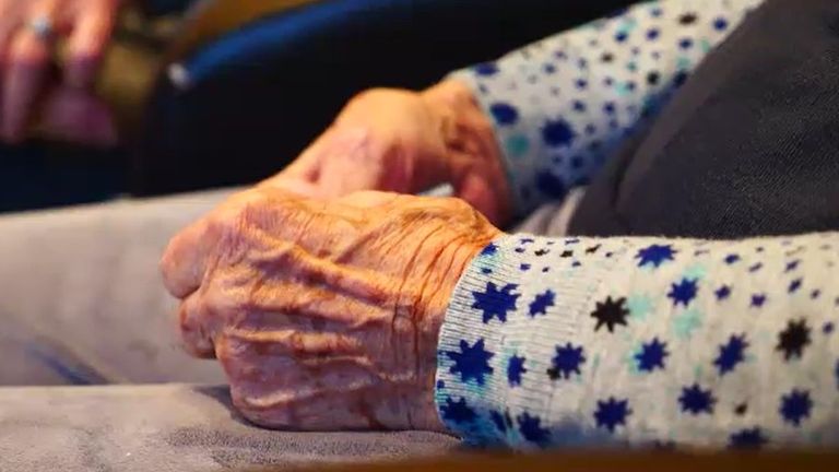 Elderly woman who waited 26 hours to be admitted to hospital - picture saved for later generic use