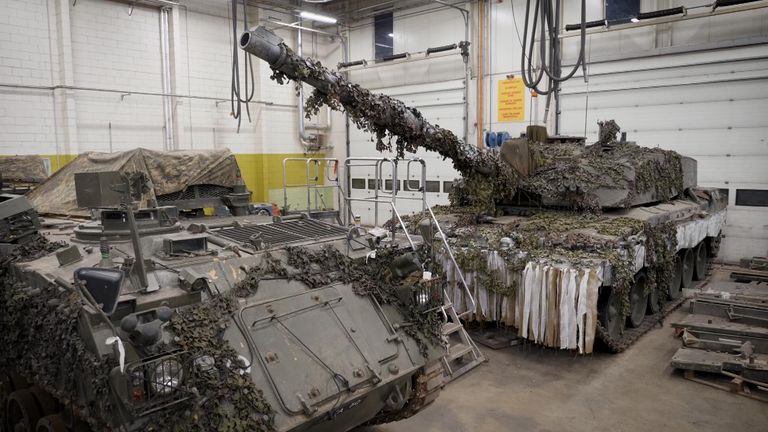 Britain has sent Challenger 2 tanks for use in Ukraine.