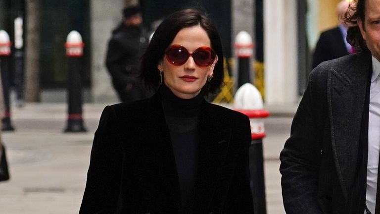 Eva Green arrives at the Rolls Building, London, for her High Court legal action over payment for a shuttered film project.  