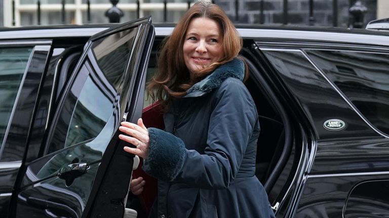 Education Secretary Gillian Keegan arriving in Downing Street, London, ahead of a Cabinet meeting