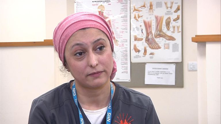 GP Fari Ahmad was speaking to Sky&#39;s Katerina Vitozzi at Wilmslow Health Centre.