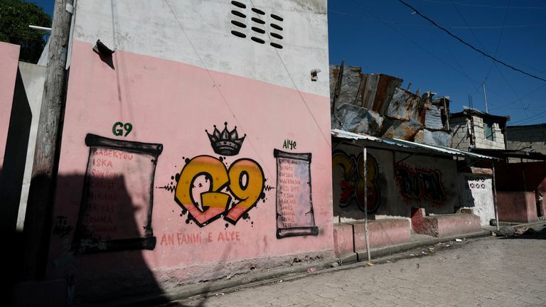  G9 is one of about 95 gangs that battle for supremacy in Port-au-Prince, Haiti