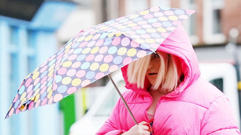 Isla Bryson, 31, formerly known as Adam Graham, from Clydebank, West Dunbartonshire, arrives at the High Court in Glasgow. Following a six-day trial at the High Court a jury has found the transgender woman guilty of raping two women when she was a man: one in Clydebank in 2016 and one in Drumchapel, Glasgow, in 2019. Picture date: Monday January 23, 2023.

