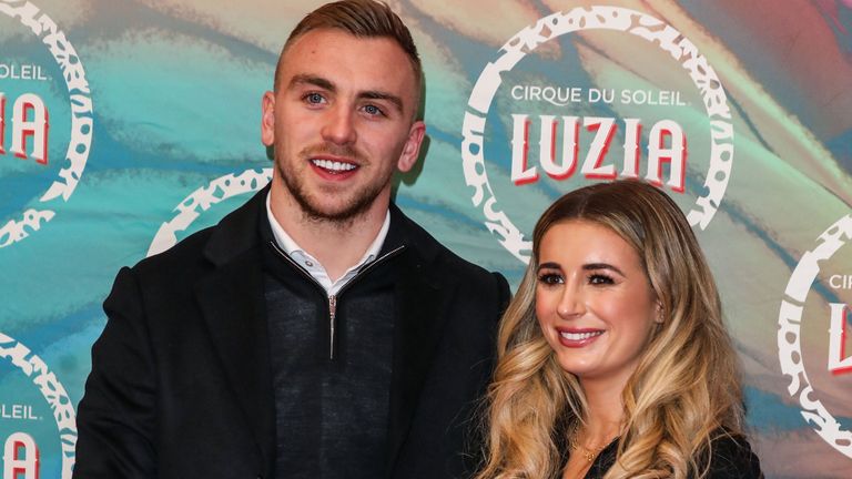 Jarrod Bowen and Dani Dyer. Pic: Brett Cove/SOPA Images/Shutterstock