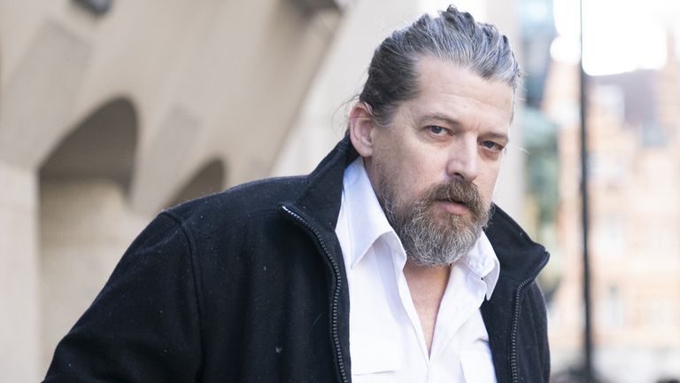 US citizen Jason Penrose, 49, leaves the Old Bailey in central London where he handed a suspended sentence and has agreed to be repatriated to the US after he admitted stalking actress Claire Foy.  Ms Foy played the young Queen in the first two series of the hit Netflix show The Crown.  Picture date: Friday January 20, 2023.