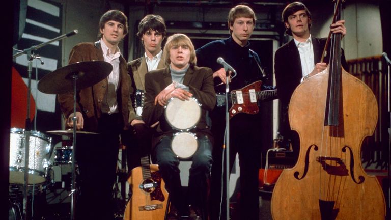 Jeff Beck (second left) in The Yardbirds in 1966. Pic: Rex/Dezo Hoffman/Shutterstock