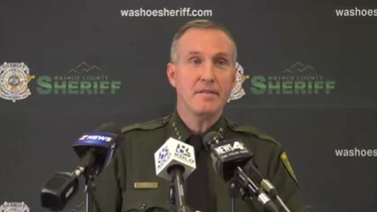 Washoe County Sheriff's Office Sheriff Darin Balaam provides an update on the condition of Marvel actor Jeremy Renner