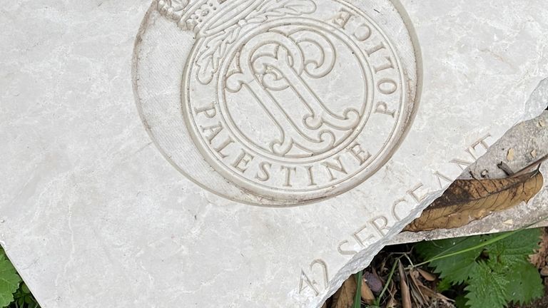 More than 30 Christian graves have been vandalised in a Jerusalem cemetery