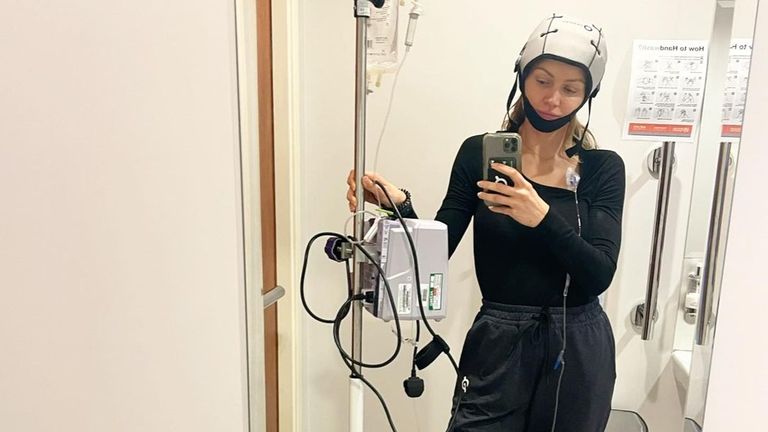 Leanne revealed she was diagnosed with breast cancer in an Instagram post. Pic: Instagram