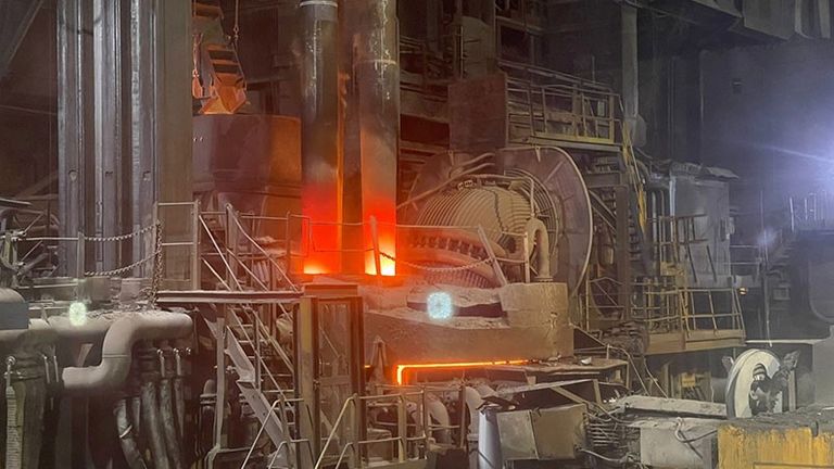 The company produces steel through arc furnaces. Pic: Liberty