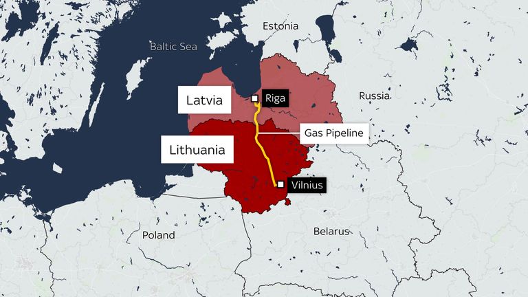 Gas explosion in Lithuania