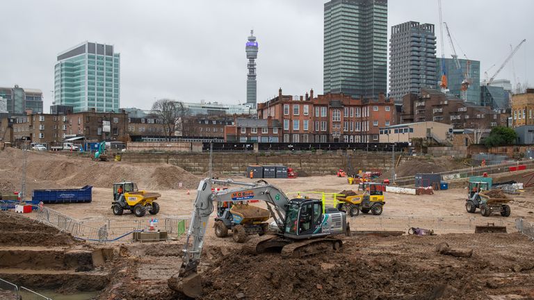Clearance work took place for a new London Euston site in 2019 