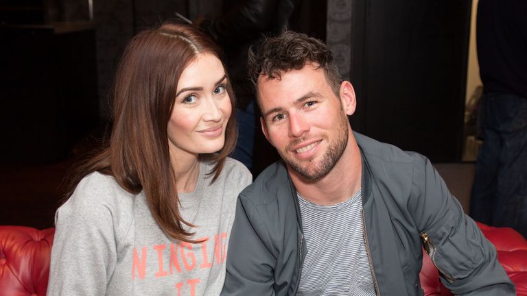 Peta and Mark Cavendish in 2017. Pic: James Shaw/Shutterstock