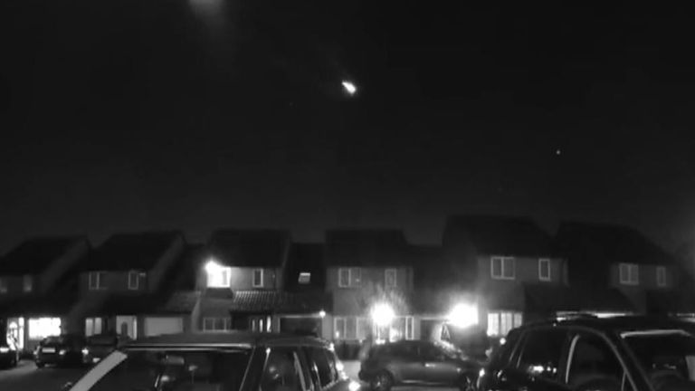 Meteor seen streaking across sky in Hemel Hempstead