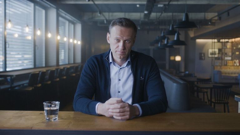 The Navalny documentary sees Daniel Roher following Alexei Navalny and his close-knit team as they navigate the months after his poisoning. Pic: Dogwoof
