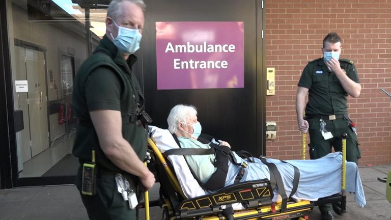 Rosemary arrives at hospital