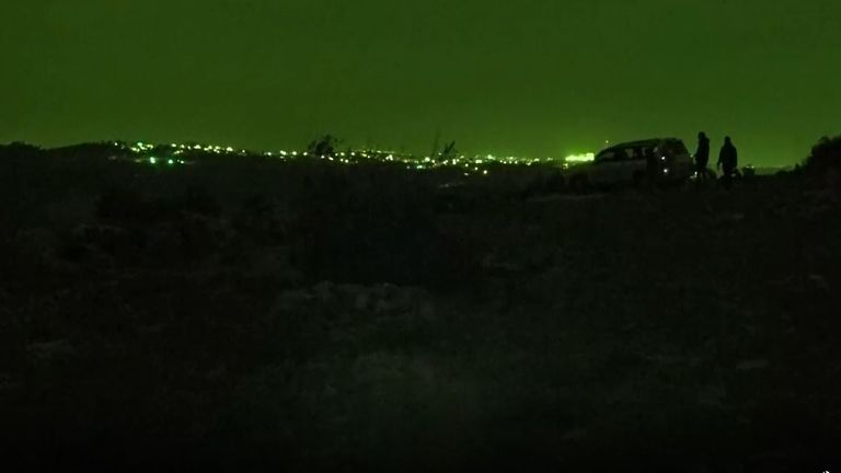 Every night men from the village of Battir take in turns to come up to the hill and keep watch and try and prevent Israeli settlers