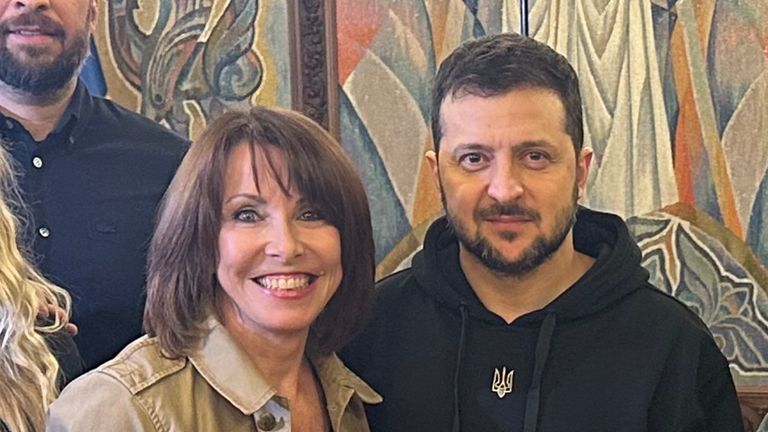 The behind-the-scenes story of Kay Burley&#39;s interview with Ukraine&#39;s President Zelenskyy. 