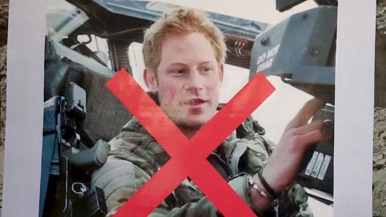 Prince Harry has sparked protests in Afghanistan after it was revealed he killed 25 Taliban during his time in the British Army.  About 20 students protested at a university in Helmand province where Harry was stationed, some holding posters depicting Harry in red. "x" Across it