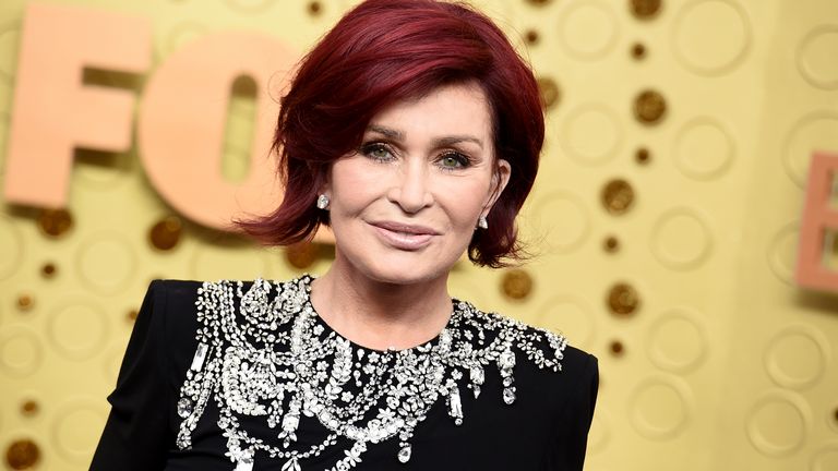 Sharon Osbourne at the 71st Primetime Emmy Awards in 2019, in Los Angeles. Pic: Jordan Strauss/Invision/AP


