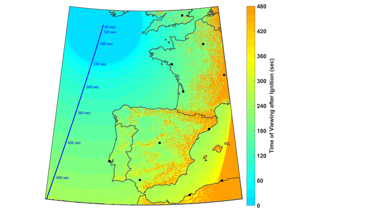 Les côtes françaises, espagnoles et portugaises pourront voir la fusée