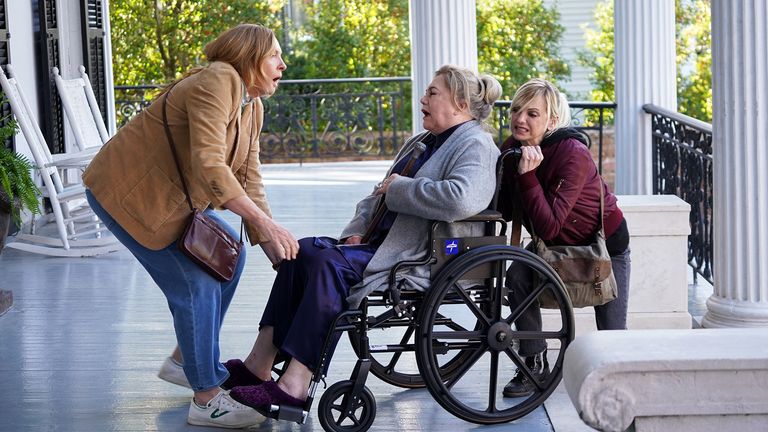 Toni Collette, Kathleen Turner and Anna Faris in The Estate. Pic: Signature Entertainment/Sky