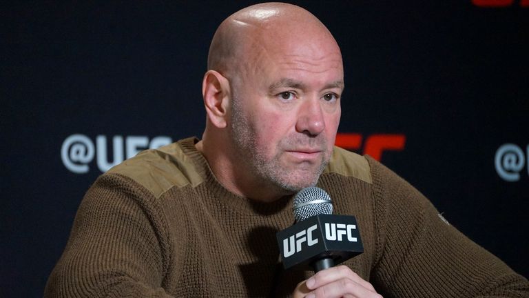 UFC president Dana White has faced backlash over his latest sports TV show. Pic: AP