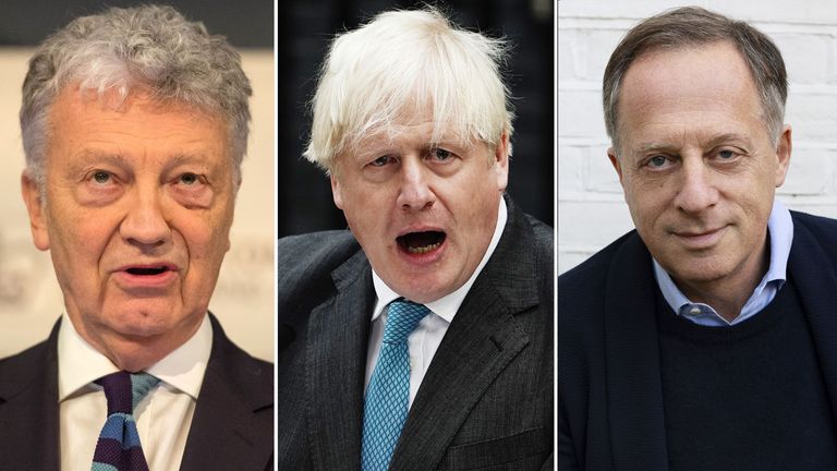 William Shawcross, Boris Johnson and Richard Sharp