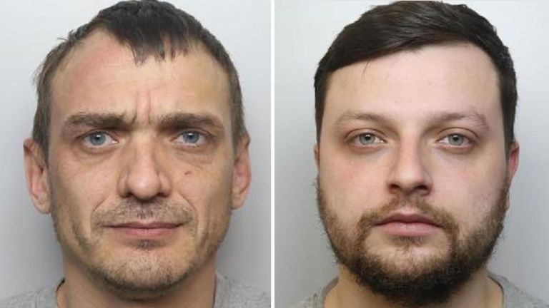 From left: Valdemaras Kasinskas and Andi Alushi. Pic: South Yorkshire Police