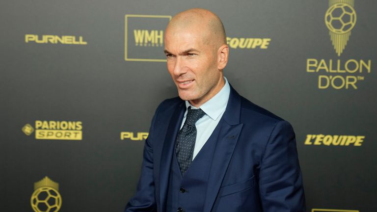   Zinedine Zidane.  Resim: Ap
