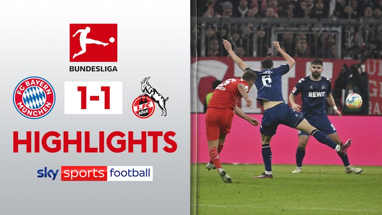 stykke ægtemand godtgørelse Bayern Munich 1-1 Cologne | Bundesliga highlights | Video | Watch TV Show |  Sky Sports