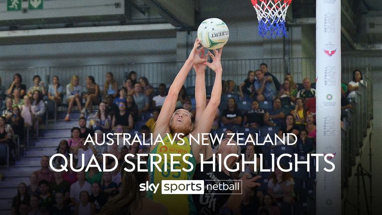 Australia 56-50 New Zealand | Netball Quad Series highlights