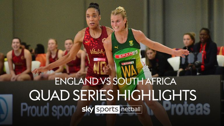 England 49-42 South Africa | Netball Quad Series Highlights