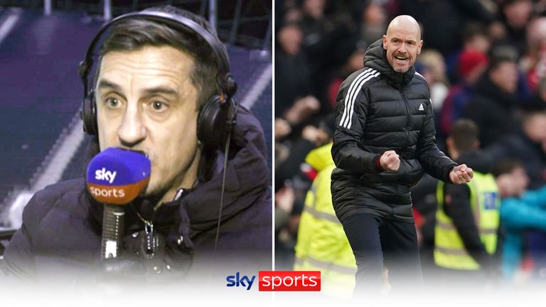 Gary Neville mesmerized by ten Hag's impact at Manchester Utd | Video