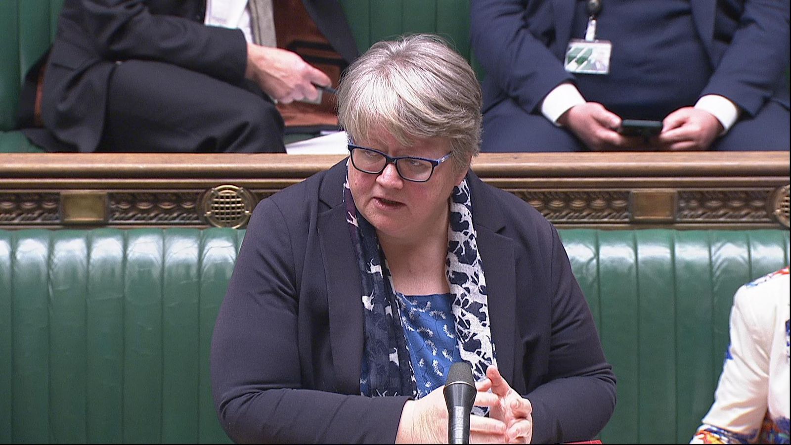 Therese Coffey suggests people struggling to afford food should 'work more hours'