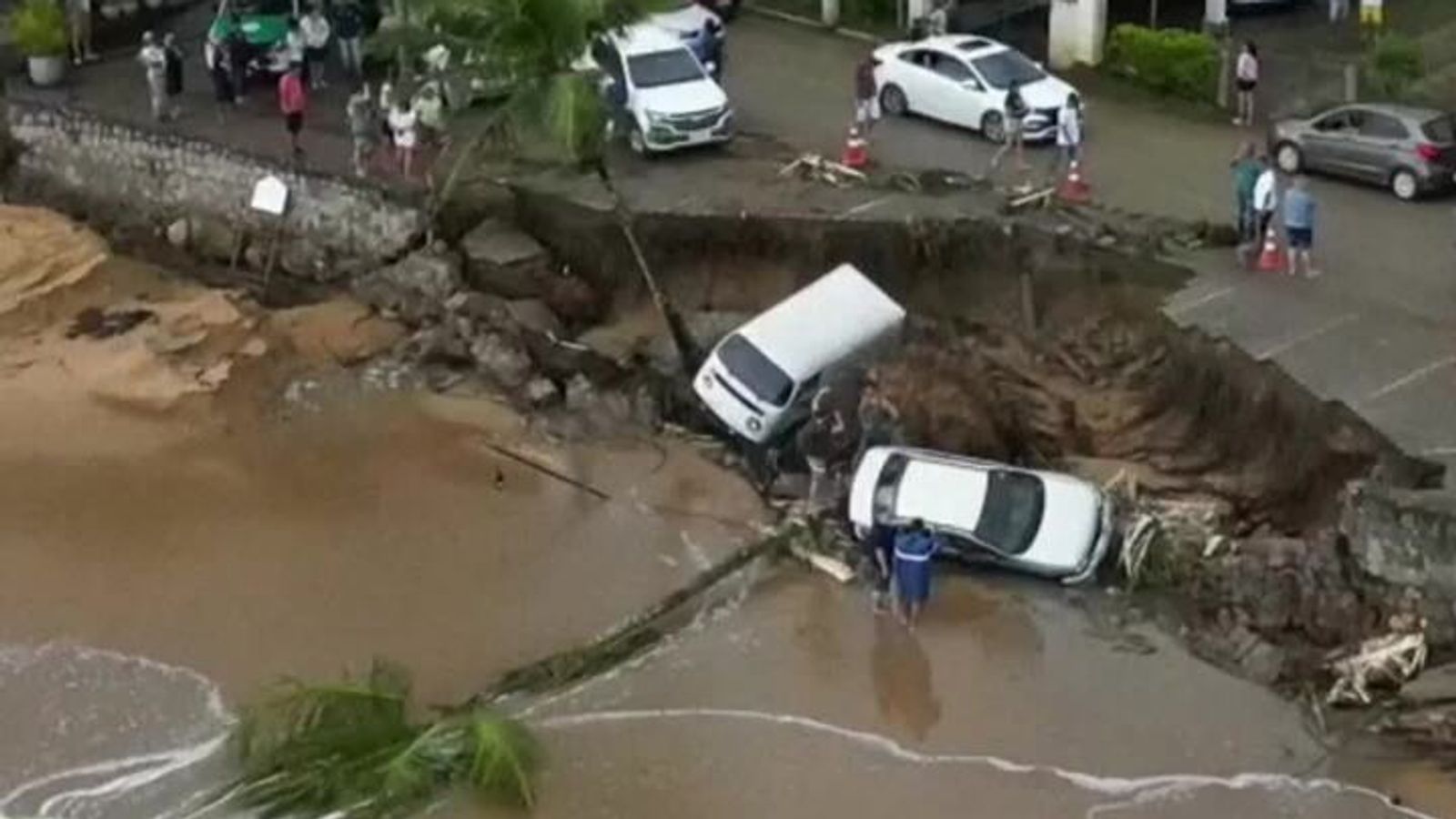 Brazil flooding and landslides blamed for dozens of deaths