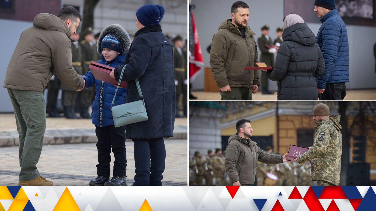 Ukraine War - Latest: Zelenskyy Honours Military At Kyiv Service After ...